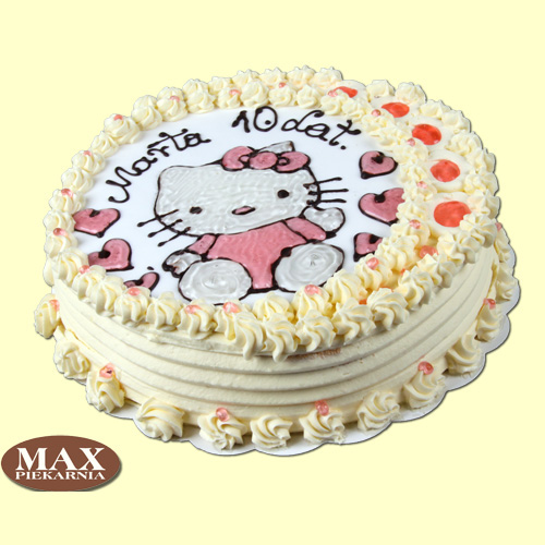 Tort urodzinowy Hello Kitty